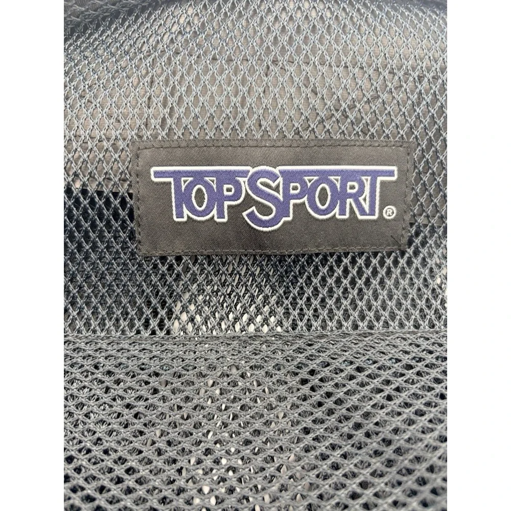 Top Sport Black Mesh Zip Backpack Unisex Kids